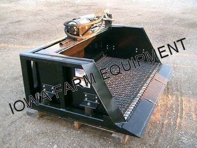 shaker bucket for skid steer|skid steer vibrating screening bucket.